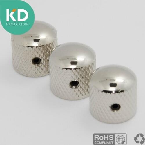 3 PCS Super deal volume tone control knobs Guitar and Bass metal dome knobs