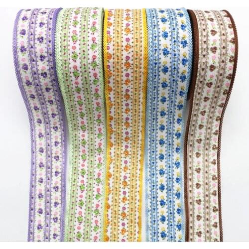 40mm Tulle Broken Flower Ribbon 16m/roll DIY handmade material bow hair polyester garment accessories