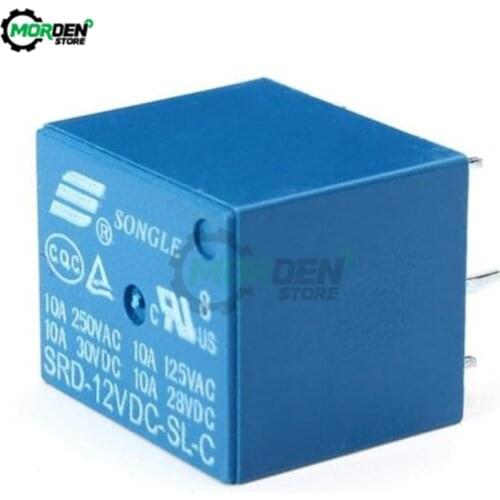 5Pcs 4Pin 5Pin Relays SRD-3VDC-SL-C SRD-5VDC-SL-C SRD-6VDC-SL-C SRD-9VDC-SL-C SRD-12VDC-SL-C SRD-24VDC-SL-C SRD-48VDC-SL-C