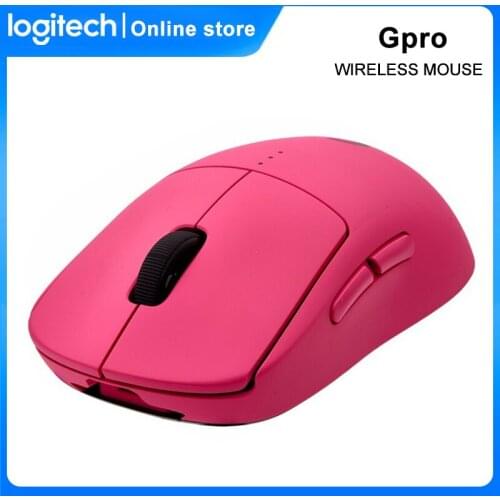 Logitech GPro Wireless Gaming Mouse 16K DPI 400 IPS Hero Sensor Games Mice RGB Lighting Mause For PC