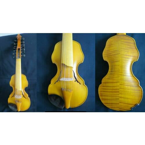 Baroque style SONG Brand profession master 7×7 string 14" Viola d'Amore #14033