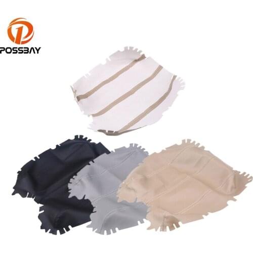 POSSBAY Black/Gray/Beige Center Console PU Leather Car Lid Armrest Case Cover For Honda Accord 2008-2015 Auto Accessories