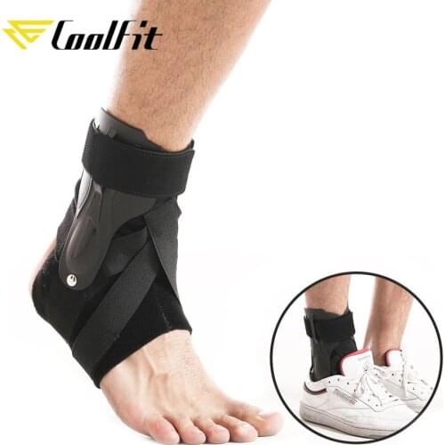 Coolfit 1PC Ankle Support Strap Brace Bandage Foot Guard Protector Adjustable Ankle Sprain Orthosis Stabilizer Plantar Fasciitis