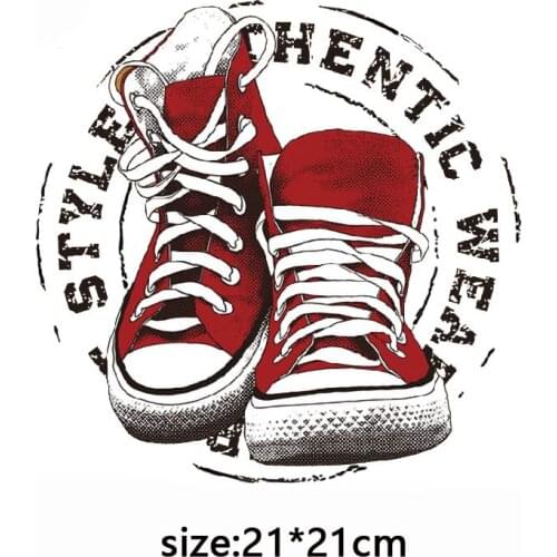 Iron on transfer for clothing iron on vinyl transfer hippie shoes logo patch badge stickers on clothes press printed applique