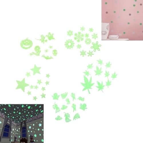 Glow In The Dark Stars Toys Wall Stickers For Ceiling Decal Baby Kid Room