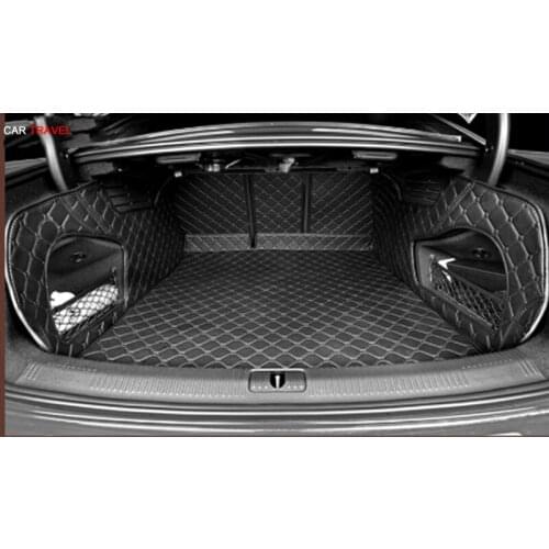 Good quality! Full set car trunk mats for Audi A5 Sportback durable cargo liner mat boot carpets for A5 ,Free shipping