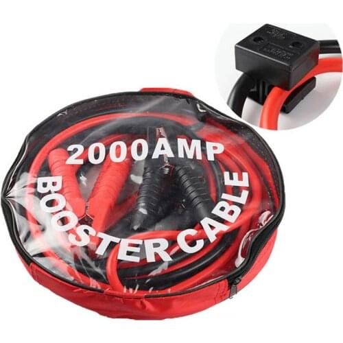 2000AMP Auto Booster Cable Heavy Duty Car Starting Jumper Cable Emergency Power Charging Battery Booster Cord Copper Wire TSLM1