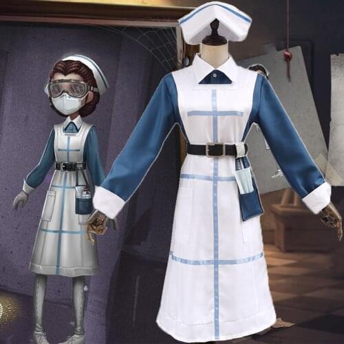 Game Identity V Cosplay Costumes Doctor Emily Dyer Cosplay Costume Survivor Protector Skin Uniform Dresses Clothes Suits New