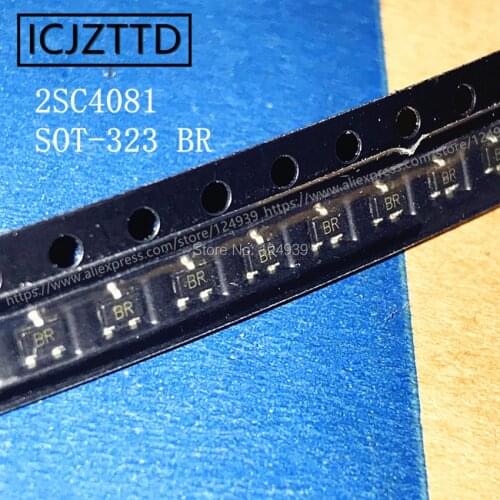 10PCS 2SC4081 C4081 2SC4081R MARKING BR L2SC4081RT1G SOT-323 50V 150mA ORIGINAL General purpose transistor