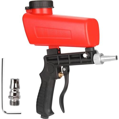 Portable Home DIY Mini Blasting Device 90psi Sandblaster Antirust Adjustable Sandblasting Machine
