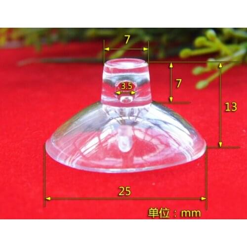 Home storage suckers 25mm powerful round head suction cup mushroom head suction cup powerful perforated sucker