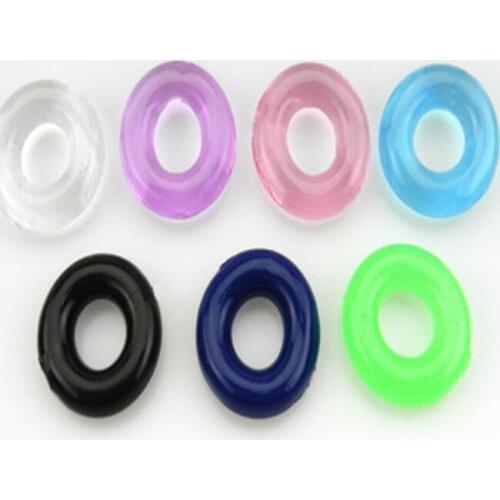 Random Color Male Delayed Penile Lock Ring Adult Sex Toys Set For Couples Sex More Flexible More Lasting Enhanced Pleasure