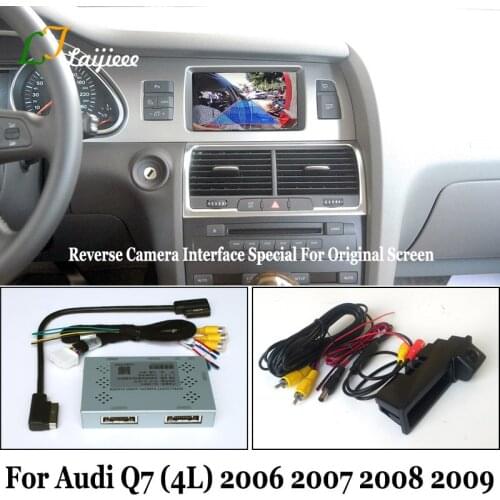 Special Decoder For Audi Q7 4L 2006 2007 2008 2009 OEM 6.5 Inch Screen No Need Coding Interface And Rear View Reverse Camera Kit