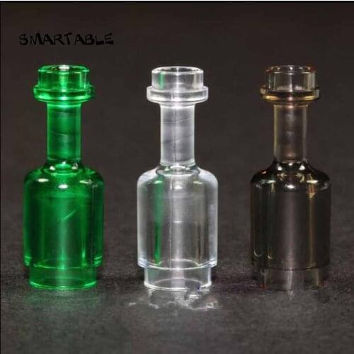 Smartable 1x1x2 Wine Bottle Drifting Bottle Building Blocks MOC Parts Toys For Kids Compatible Major Brand 95228 50pcs/lot