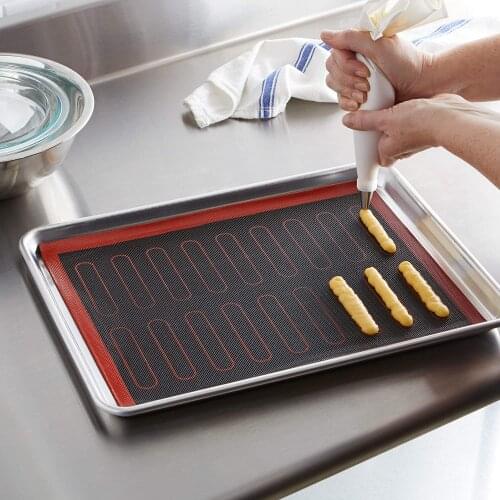 Heat Resistant Silicone Mat For Oven Baking Pad Cookie Bread Biscuit Puff Perforated Nonstick Silicone Mat Baking Accessories