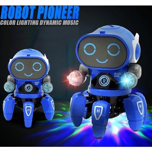 Smart Robot Toys for kids Walking Singing Dancing Octopus Electronic Toy Led Light child Educational music Toys Birthday Gift