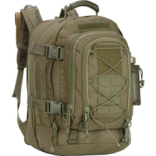 55L Capacity Men Army Military Tactical Large Backpack Waterproof Outdoor Sport Hiking Camping Travel 3D Rucksack Bags For Men