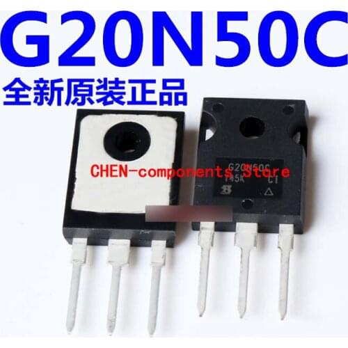 10pcs Brand new G20N50C SIHG20N50C-E3 TO-247 Field effect tube 20A500V E-40