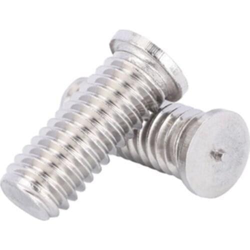1000pcs M3*8/10/12/15/16/20/25/30/35/40 stainless steel Weld Threaded Studs for Capacitor Discharge Welding Spot Screws