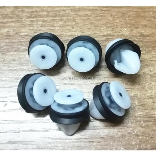 100x INTERIOR DOOR PANEL CARD PILLAR TRIM W/rubber Seal CLIPS 7703077469 FOR RENAULT CLIO 2 & 3 KANGOO