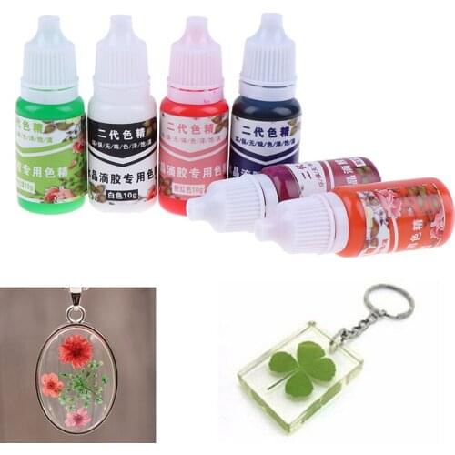 15Colors 10g Epoxy High Concentration UV Resin Liquid Pearl Color Dye Pigment Epoxy for DIY Jewelry Making Crafts