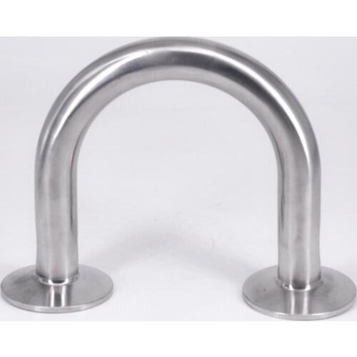 38mm 1.5" Pipe OD 1.5" Tri Clamp U Shaped Return 180 Degree Bend SUS 304 Stainless Sanitary Fitting Spliter Homebrew