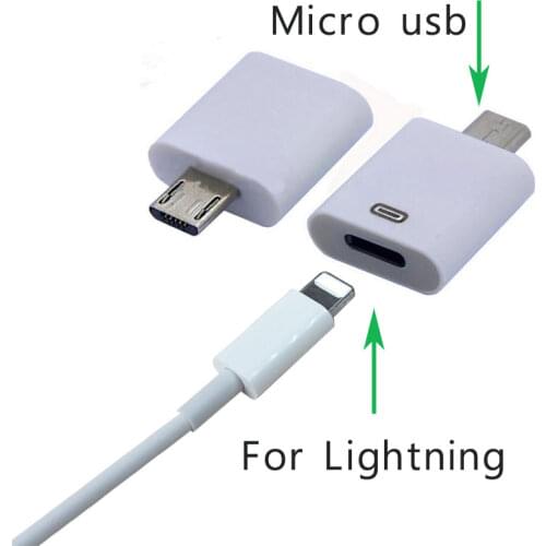 8Pin USB Cable Adapter For iPhone 5S 6S for Lightning to Micro USB Android Mobile Phone Cables Connector for Samsung HTC