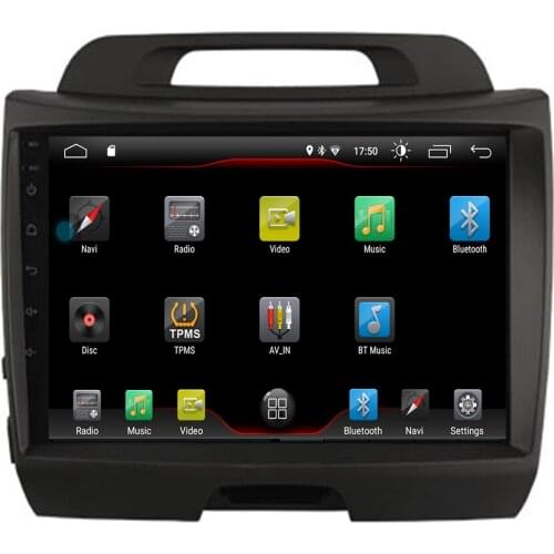Android 10 2.5D car dvd For kia SPORTAGE / sportage 2010-2012 multimedia GPS Radio stereo gps navigation map camera
