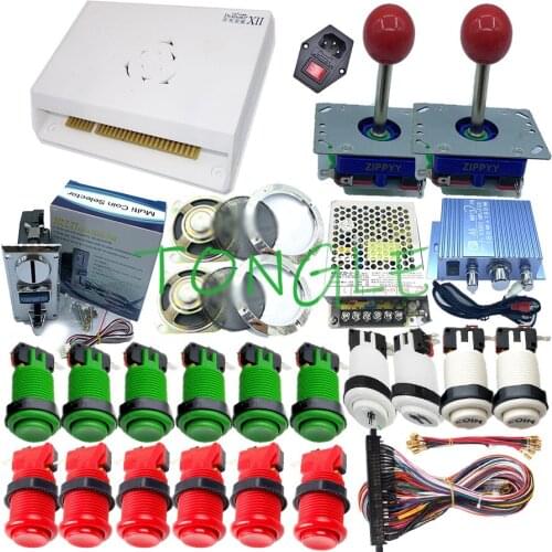Arcade Game Kit DIY Kit 3D Pandora 3188 in 1 game Jamma board zippy joystick HAPP Style Push Button for Arcade Video GameMachine