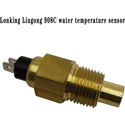 Excavator water temperature sensor for Longgong Liugong 908C/205/225 WG2704G/WG30B/WG260 water temperature sensor