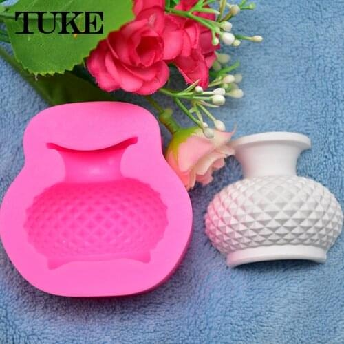 Vase Crystal Epoxy Resin Mold Flowerpot Plant Pot Silicone Mould DIY Crafts Home Decorations Casting Tools