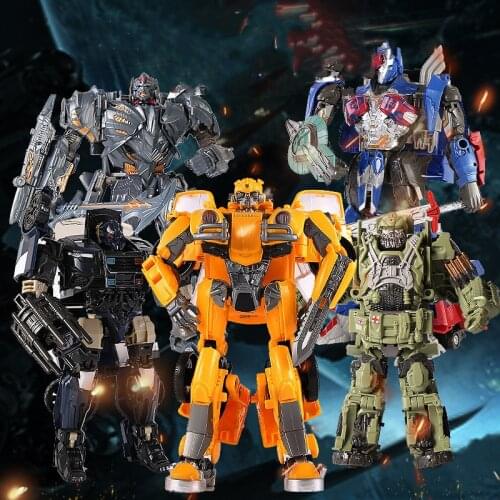 Action Figure Newest Deformation Transformation King Kong Joint Movable Toy 23cm Model Car Robot Hornet Optimus O-pillar Gift