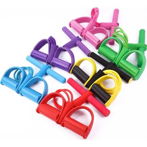 4 Resistanc Elastic Pull Ropes Exerciser Rower Belly Resistance Band Home Gym Sport Training Elastic Bands For Fitness Equipment