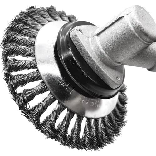 6inch / 8inch Grass Trimmer Head Steel Wire Trimming Head Rusting Brush Cutter Mower Wire Weeding Head for Lawn Mower Lawnmower