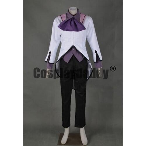 Puella Magi Madoka Magica Homura Akemi Uniform Outfit Cosplay Costume F006