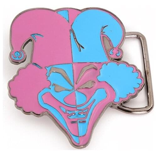 Western cowboy belt buckle clown zinc alloy drip oil belt buckle