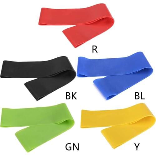 Legs Butt Latex Resistance Band Workout Fitness Yoga Stretching Loops Home Gym Y1QE