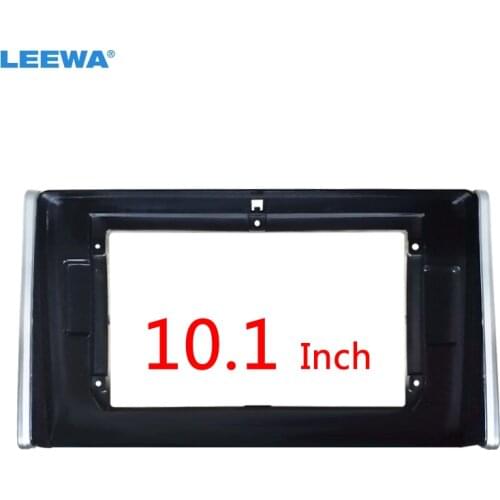 LEEWA Car Sterei 2Din Fascia Frame Adapter For Toyota RAV4 10.1" Big Screen CD/DVD Player Fitting Panel Frame Kit #CA1553