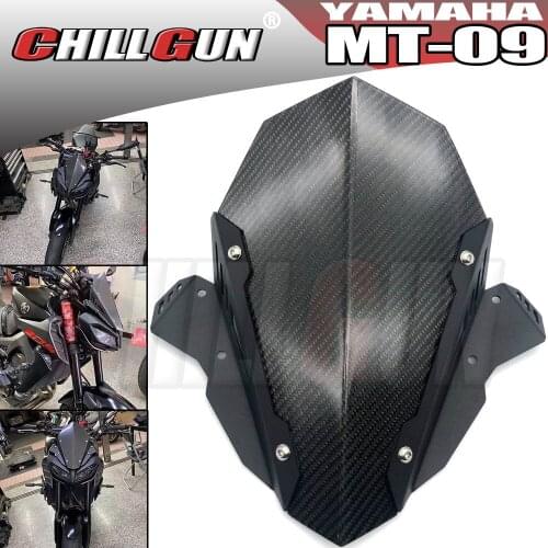 Motorcycle Aluminum Kit Deflector Windshield Windscreen Fits For YAMAHA MT-09 MT 09 2017-2020 MT09 FZ09 FZ-09 FZ 09 17-20