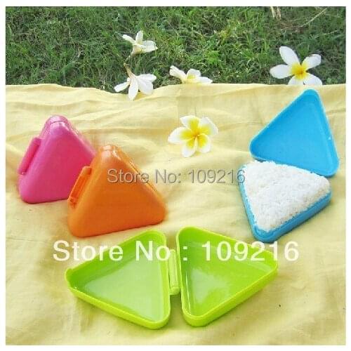 Wholesale!! 2pcs/set Simple and Convenient Triangle DIY Sushi Mold, Rice & Vegetable Roll Mold