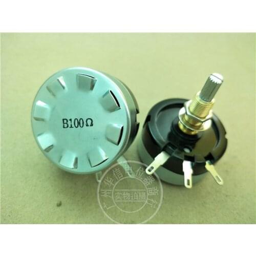 Original new 100% import PW40 10W 100R line around potentiometer 300B filament balance potentiometer handle 30MM flower SWITCH