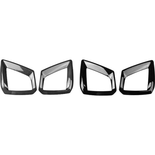 For - A4L 2019-2021 Front Fog Lamp Cover Frame Trim Front Bumper Exterior Accessories