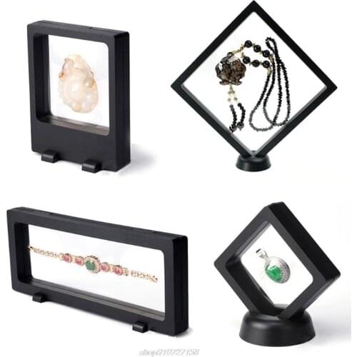 Challenge Coin Display Stand 3D Floating Transparent Phone Case Jewelry Specimen Military Medal Stand Frame AG02 21 Dropshipping