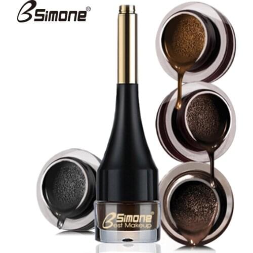 Professional Waterproof Eyebrow Tattoo Cream Natural Enhancer Air Cushion Eyebrow Cream Brow Makeup Eyebrow Gel With Brush TSLM1