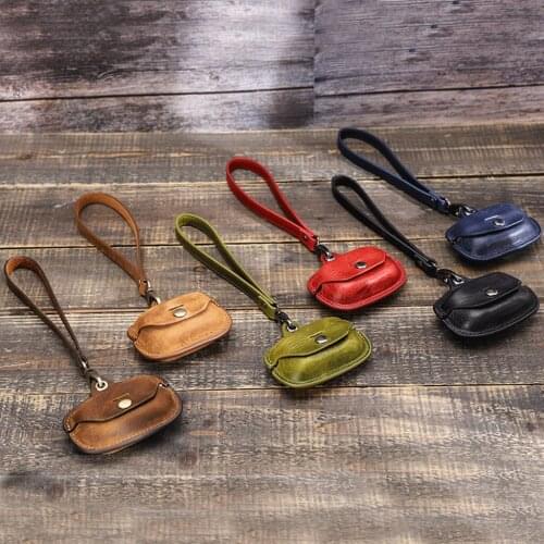 Shockproof Leather Case Cover Compatible with-S-ony WF-1000XM4 Earbuds Charging Case Anti-fall Earbuds Accessory