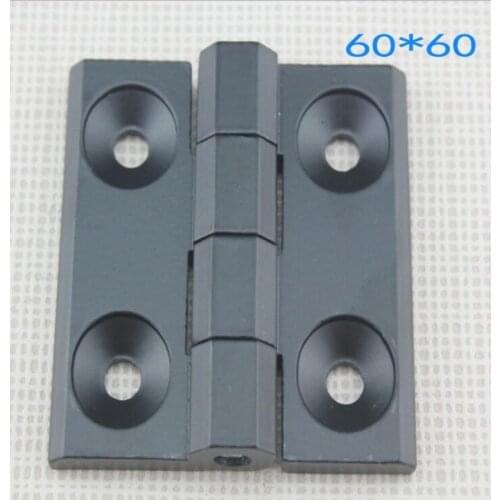Black alloy Hinge / Cabinet Box Hinge / Industrial Hinge 60mm X 60mm 10PCS
