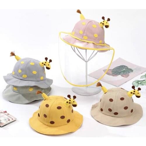 0-3 years old childrens summer sun hat children fisherman hat cute cartoon deer basin hat baby boy and girl sun hat accessories