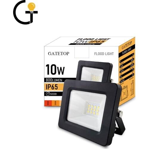 Outdoor 10W Floodlight IP65 Dust-Proof Waterproof LED Light 220-240V High Lumen for Garden Courtyard Street