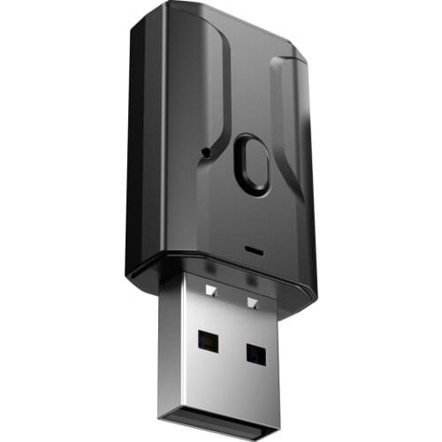 USBBluetooth 5.0+EDR Adapter Mini Bluetooth Transmitter Receiver Hi-fi Wireless Audio Adapter Dongle No Driver Required