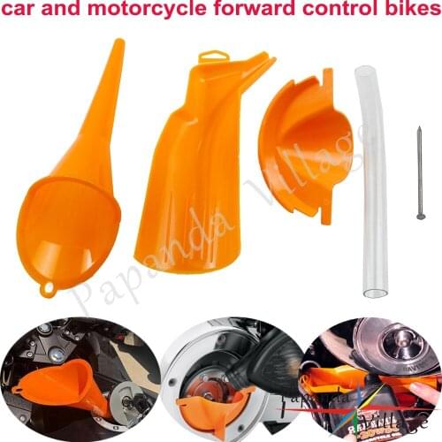 Oil Filter Funnel Oil Fill Funnel For Harley Sportster 883 XL XR Softail Dyna Touring Road King Forward Control Bikes Truck Car